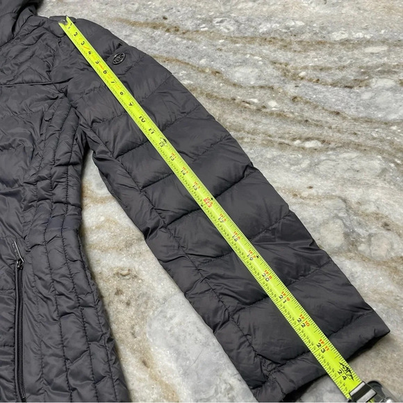 Michael Michael Kors Packable Down Fill Long Jacket Parka Gray Small - Picture 8 of 11